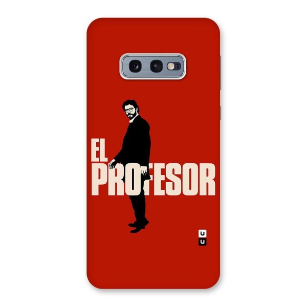 El Profesor Minimalist Back Case for Galaxy S10e