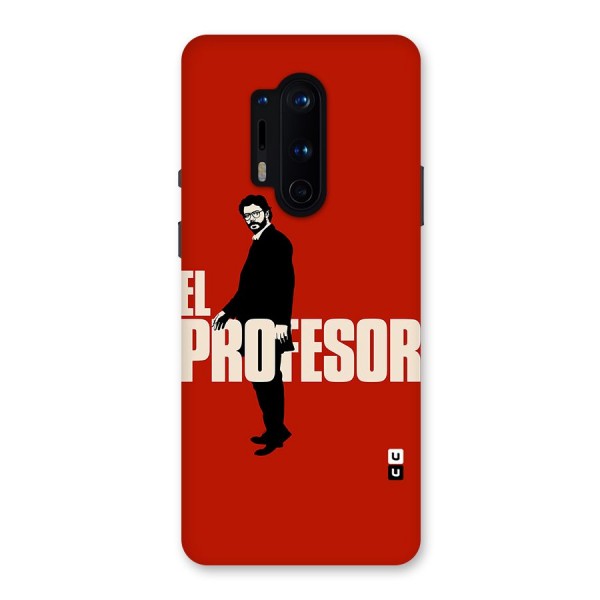 El Profesor Minimalist Back Case for OnePlus 8 Pro