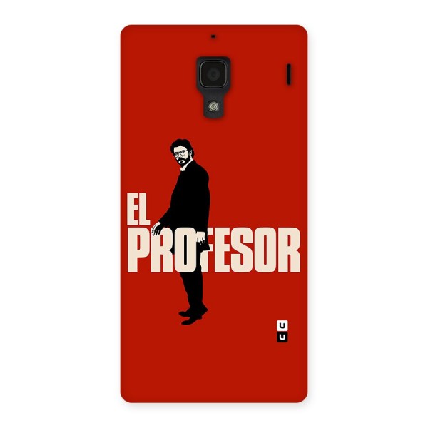 El Profesor Minimalist Back Case for Redmi 1S
