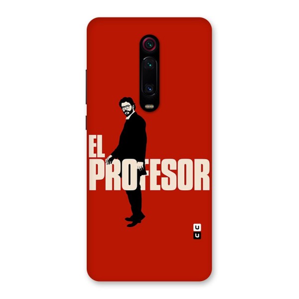 El Profesor Minimalist Back Case for Redmi K20 Pro