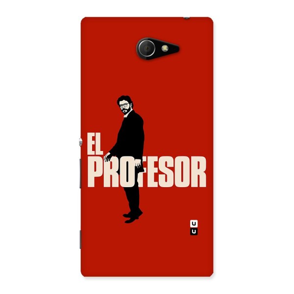 El Profesor Minimalist Back Case for Sony Xperia M2