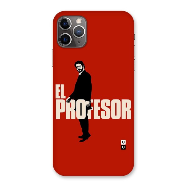 El Profesor Minimalist Back Case for iPhone 11 Pro Max