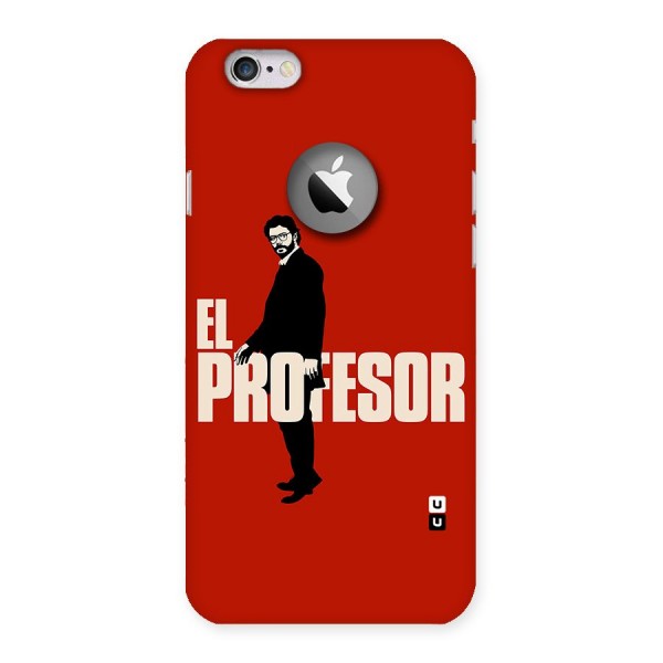 El Profesor Minimalist Back Case for iPhone 6 Logo Cut