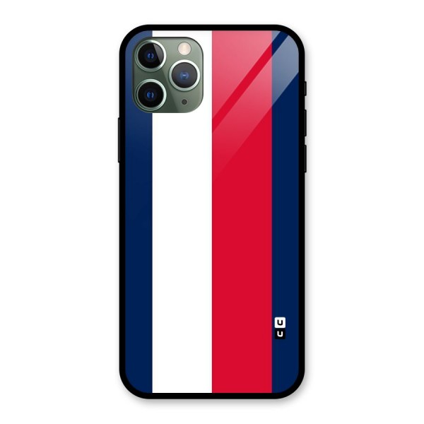 Electric Colors Stripe Glass Back Case for iPhone 11 Pro