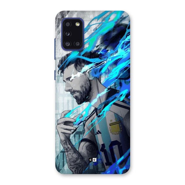 Electrifying Soccer Star Back Case for Galaxy A31