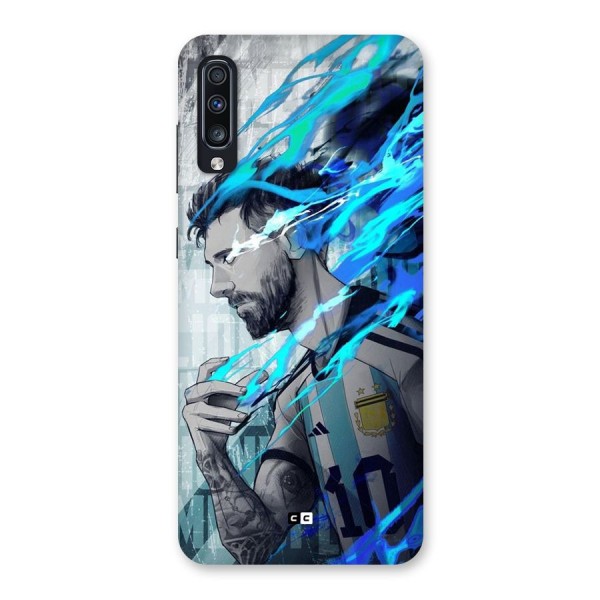 Electrifying Soccer Star Back Case for Galaxy A70