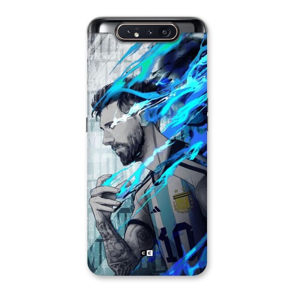 Electrifying Soccer Star Back Case for Galaxy A80