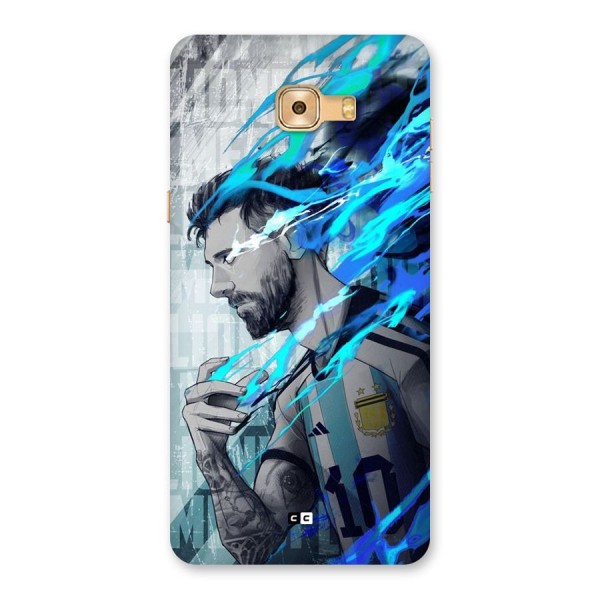 Electrifying Soccer Star Back Case for Galaxy C9 Pro