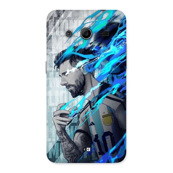 Electrifying Soccer Star Back Case for Galaxy Core 2