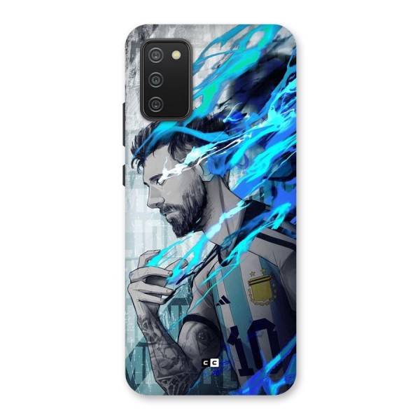 Electrifying Soccer Star Back Case for Galaxy F02s