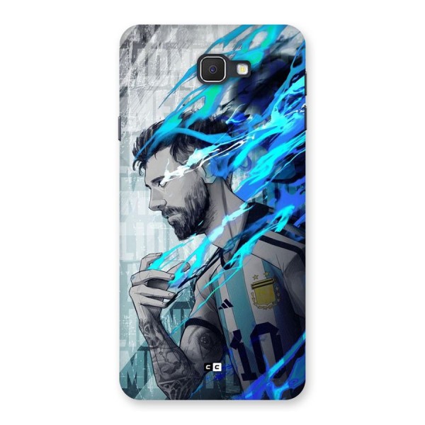 Electrifying Soccer Star Back Case for Galaxy J7 Prime