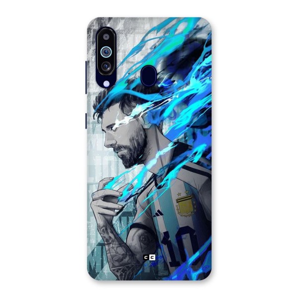 Electrifying Soccer Star Back Case for Galaxy M40