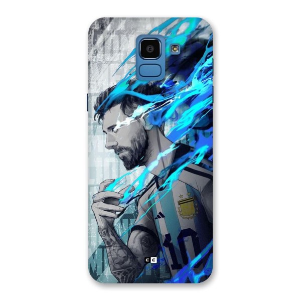 Electrifying Soccer Star Back Case for Galaxy On6