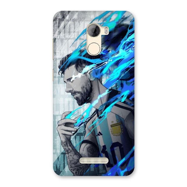 Electrifying Soccer Star Back Case for Gionee A1 LIte