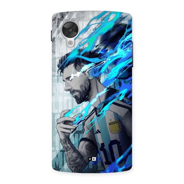 Electrifying Soccer Star Back Case for Google Nexus 5