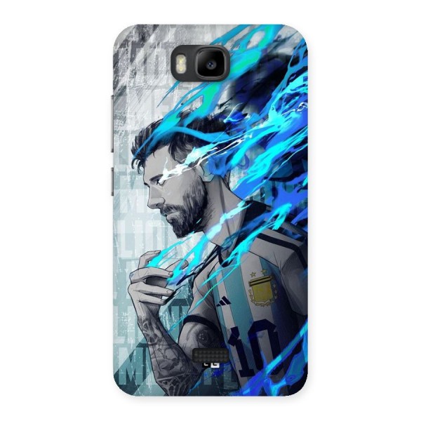 Electrifying Soccer Star Back Case for Honor Bee