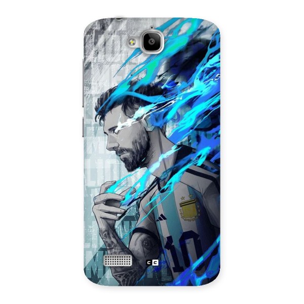 Electrifying Soccer Star Back Case for Honor Holly