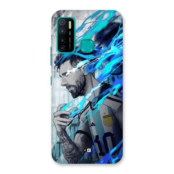 Electrifying Soccer Star Back Case for Infinix Hot 9 Pro