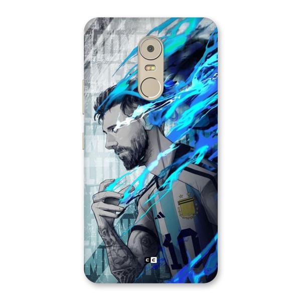 Electrifying Soccer Star Back Case for Lenovo K6 Note