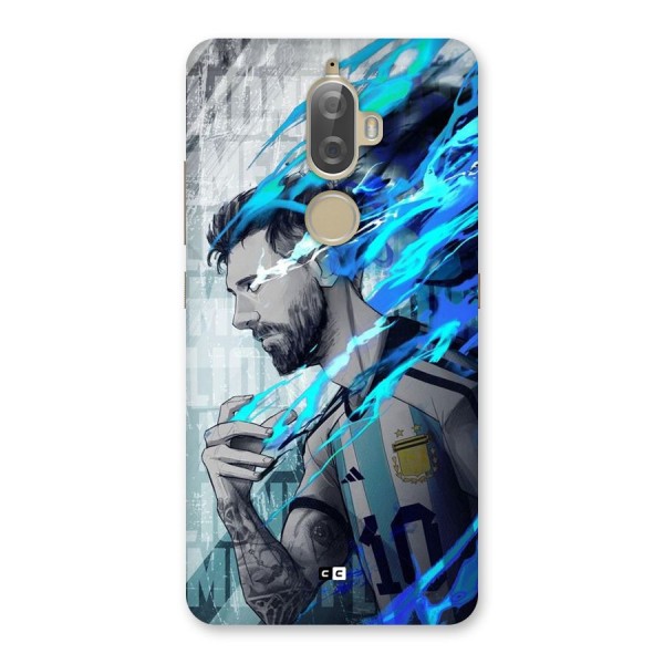 Electrifying Soccer Star Back Case for Lenovo K8 Plus