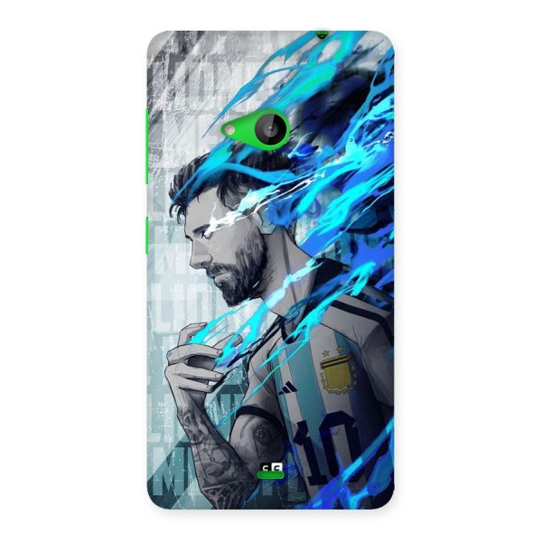 Electrifying Soccer Star Back Case for Lumia 535