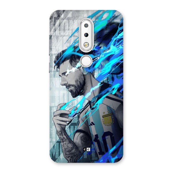 Electrifying Soccer Star Back Case for Nokia 6.1 Plus