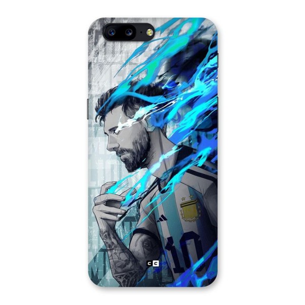 Electrifying Soccer Star Back Case for OnePlus 5