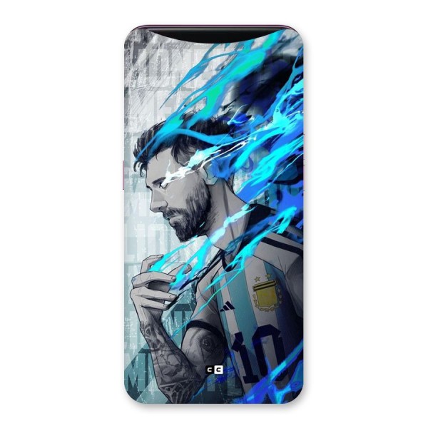 Electrifying Soccer Star Back Case for Oppo Find X