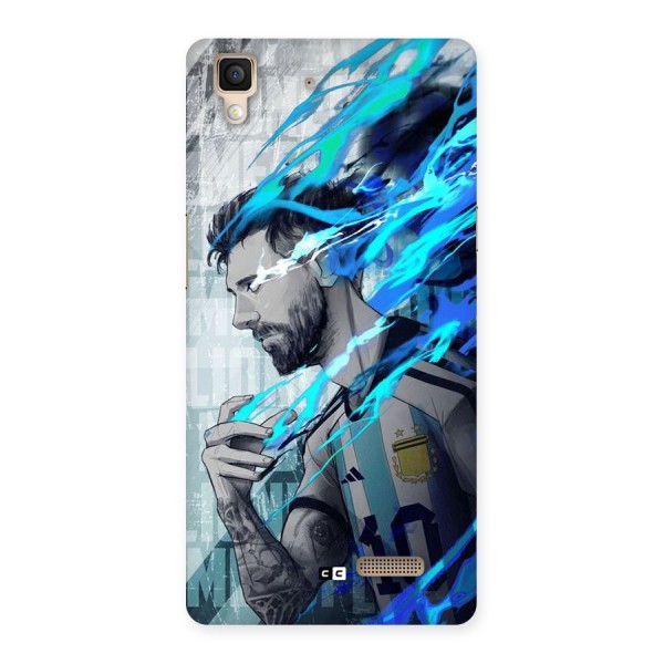 Electrifying Soccer Star Back Case for Oppo R7