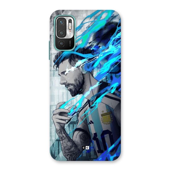 Electrifying Soccer Star Back Case for Redmi Note 10T 5G