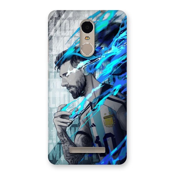 Electrifying Soccer Star Back Case for Redmi Note 3