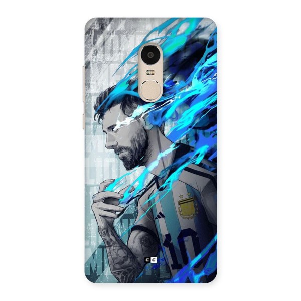 Electrifying Soccer Star Back Case for Redmi Note 4