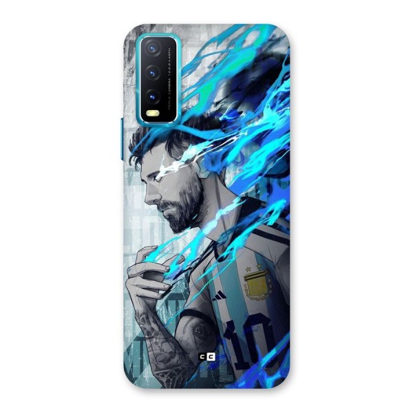 Electrifying Soccer Star Back Case for Vivo Y20A