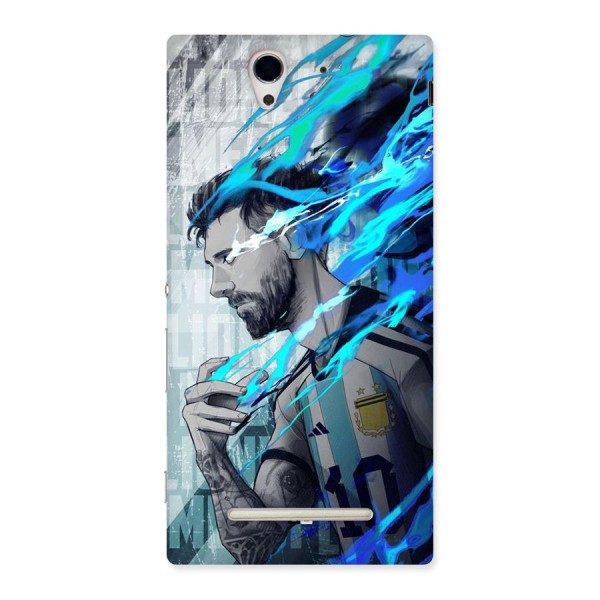 Electrifying Soccer Star Back Case for Xperia C3