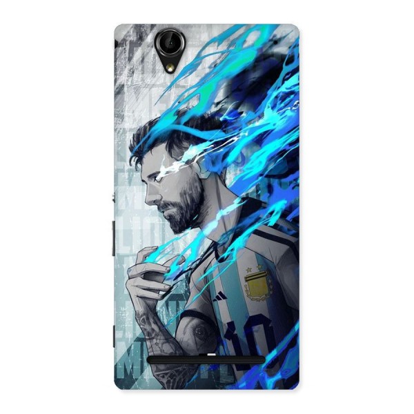 Electrifying Soccer Star Back Case for Xperia T2