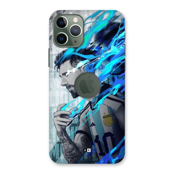Electrifying Soccer Star Back Case for iPhone 11 Pro Logo Cut