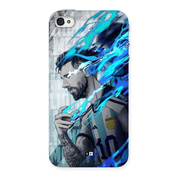 Electrifying Soccer Star Back Case for iPhone 4 4s