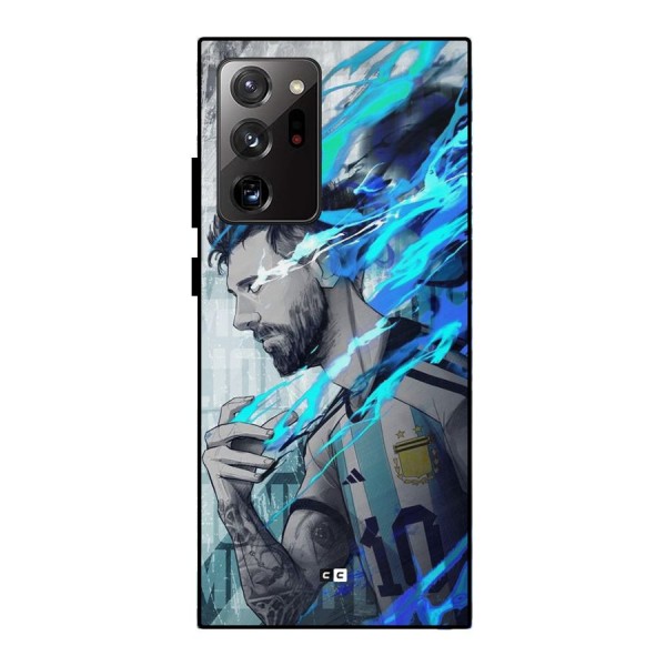 Electrifying Soccer Star Metal Back Case for Galaxy Note 20 Ultra