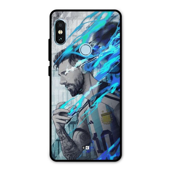 Electrifying Soccer Star Metal Back Case for Redmi Note 5 Pro