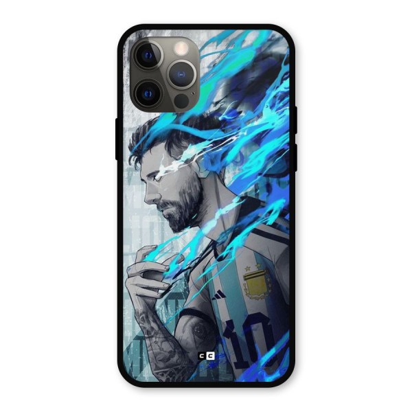 Electrifying Soccer Star Metal Back Case for iPhone 12 Pro