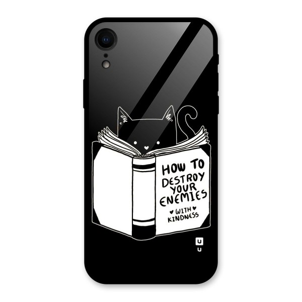Enemies Destroyer Glass Back Case for iPhone XR