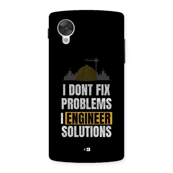 Engineer Solutions Back Case for Google Nexus 5