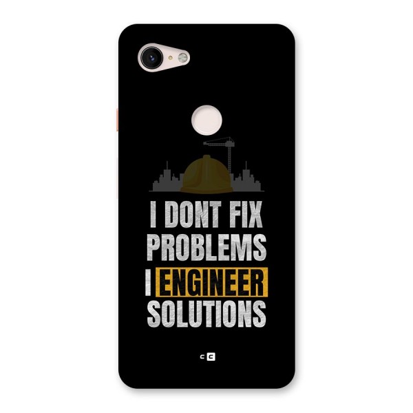 Engineer Solutions Back Case for Google Pixel 3 XL