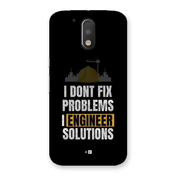Engineer Solutions Back Case for Moto G4 Plus