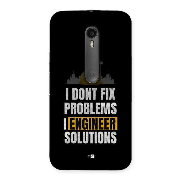 Engineer Solutions Back Case for Moto G Turbo