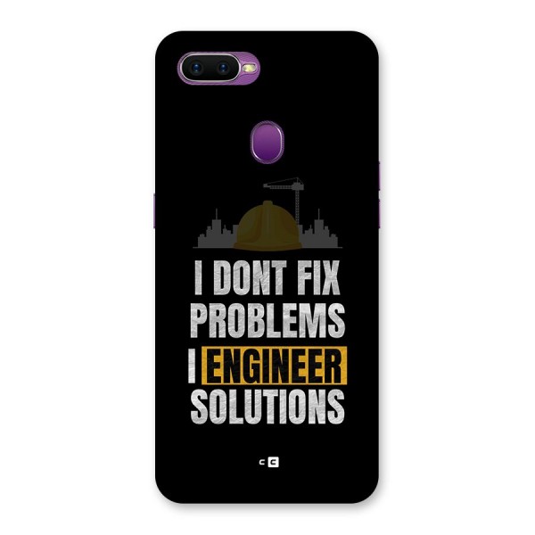 Engineer Solutions Back Case for Oppo F9