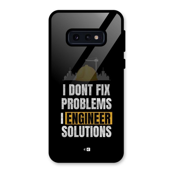Engineer Solutions Glass Back Case for Galaxy S10e