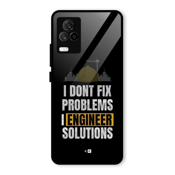 Engineer Solutions Glass Back Case for Vivo iQOO 7 Legend 5G