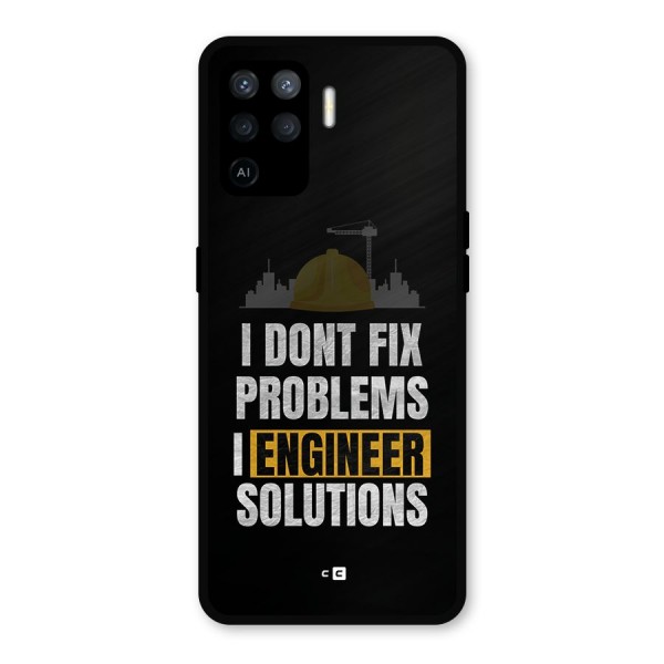 Engineer Solutions Metal Back Case for Oppo F19 Pro