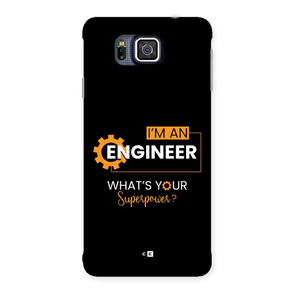 Engineer Superpower Back Case for Galaxy Alpha
